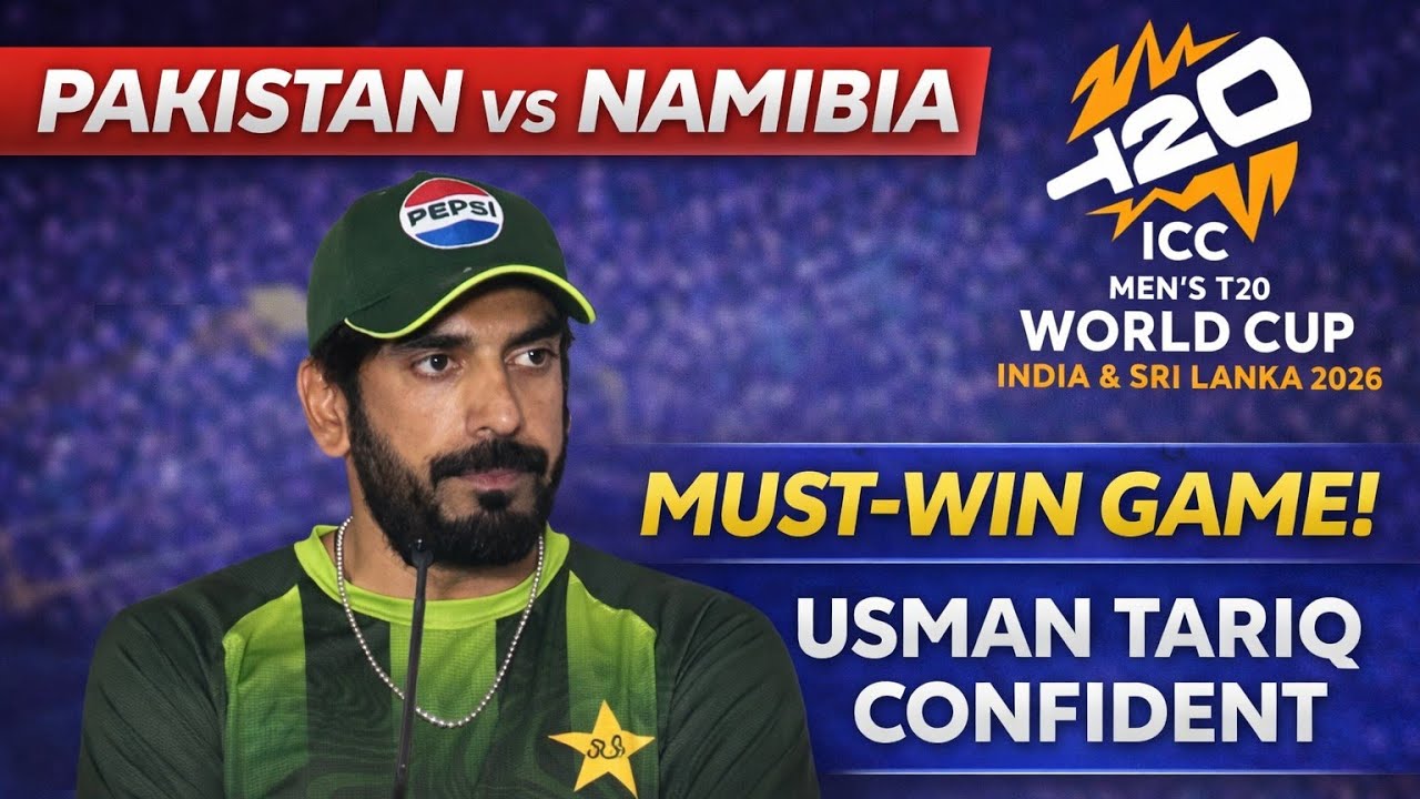 Usman Tariq about MS Dhoni to the media from Pakistan Cricket | PAK vs NAMIBIA, T20 World Cup 2026