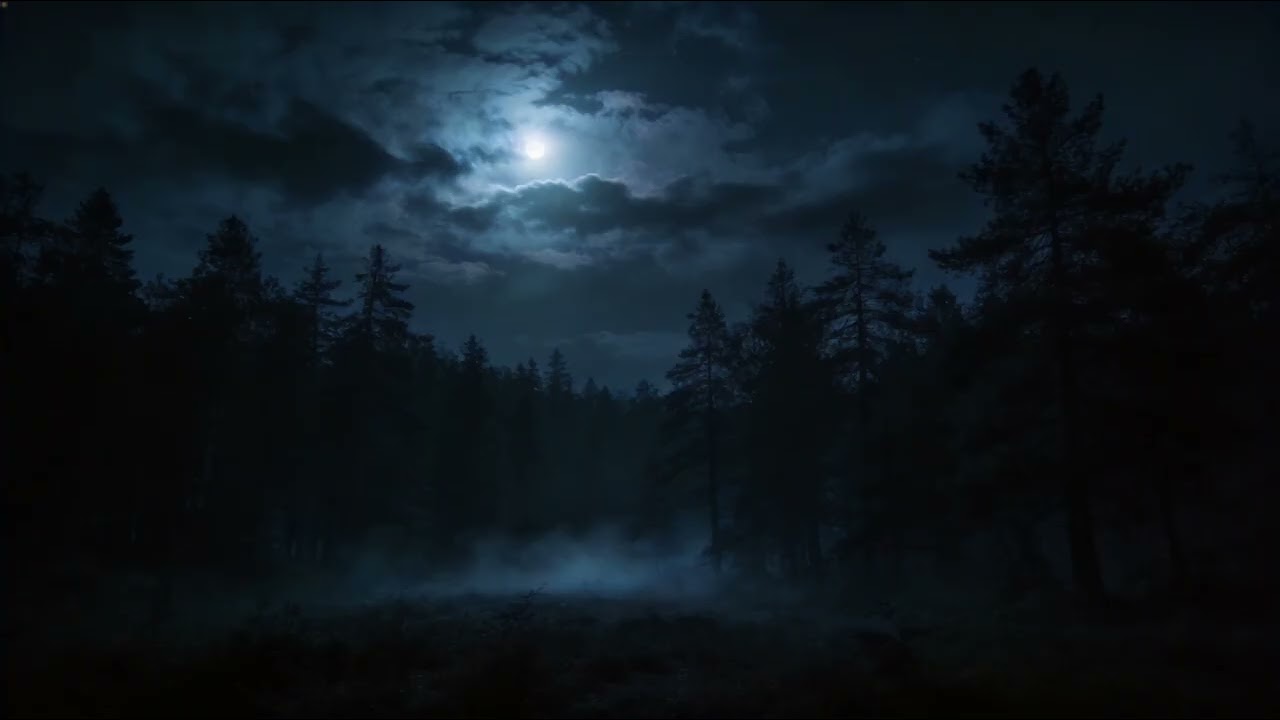 Nothing Is Waiting in the Forest Tonight | Almost Silent (8 Hours)