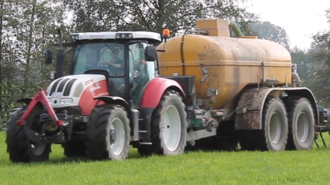 GÜLLE FAHREN 2017 | Steyr 6115 Profi