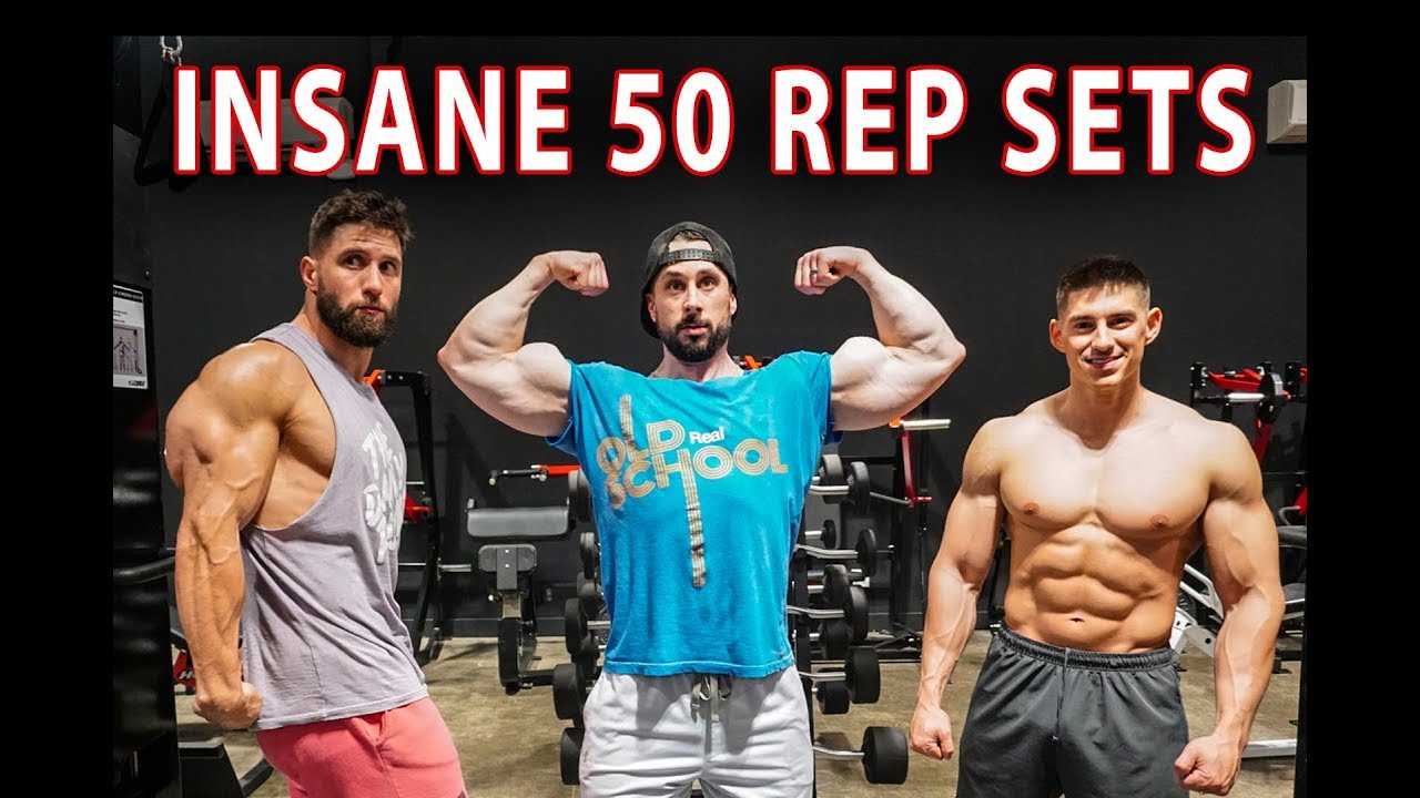 INSANE 50 REPS WORKOUT with JULIAN SMITH at Arms Race Gym - Back & Biceps