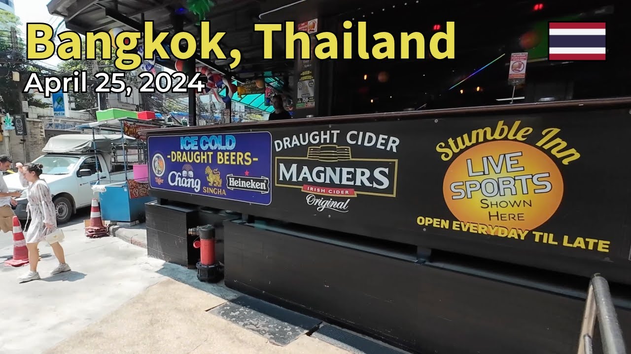 Bangkok, Thailand - April 25, 2024 [4K/60fps] (73 minutes)