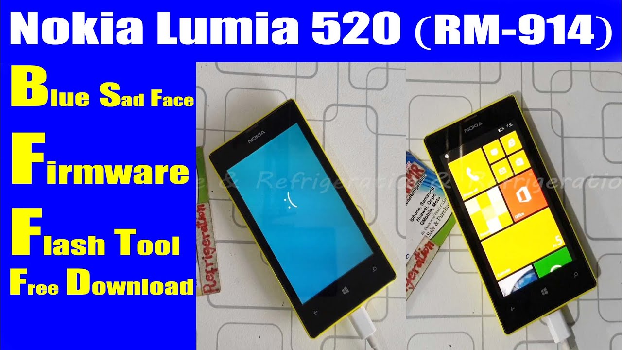 Nokia Lumia 520 RM 914 Blue Screen Sad Face Fix Flashing with Nokia Recovery Tool | Urdu Hindi