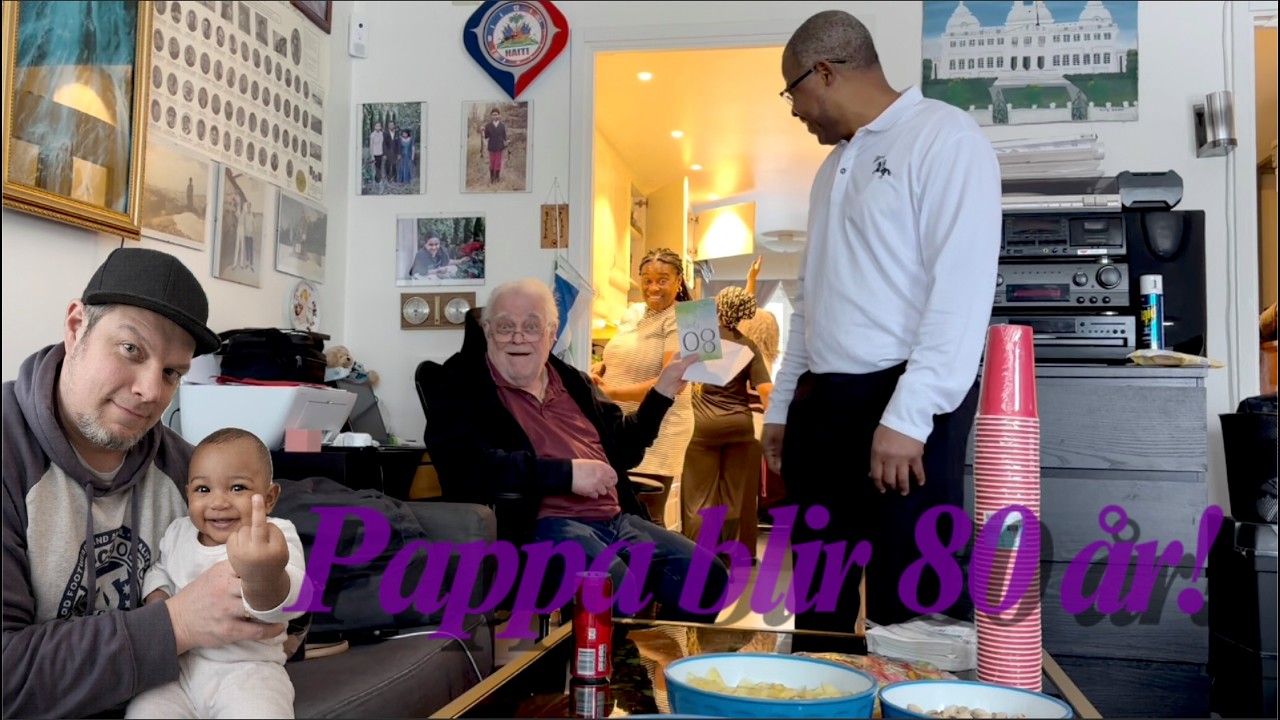 Vlogg 222 - Firar pappa som fyller 80 år!