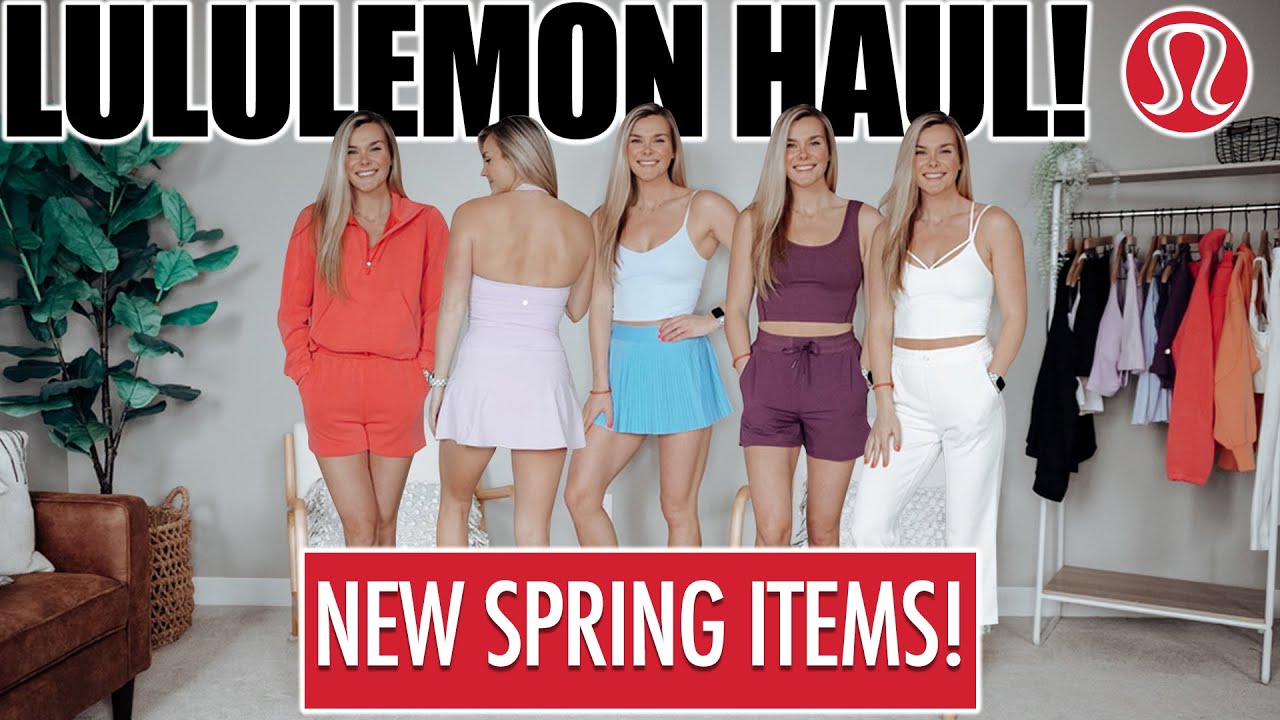 SPRING LULULEMON HAUL! | Skirts, Tanks, Softstreme Items, etc.