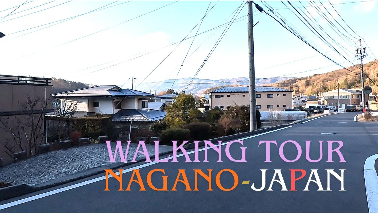 Japan-Nagano - Morning walk in the most beautiful mountain village in Japan.[4K HDR]-#japan#walking