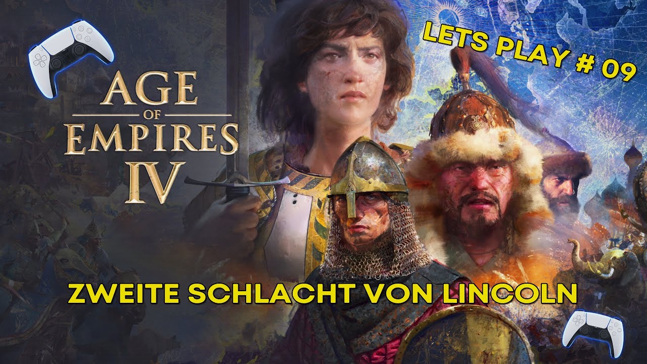 PS 5 Pro  AGE OF EMPIRES IV  Zweite   Schlacht von Lincoln  Let's Play # 09 Controller  Deutsch 4K
