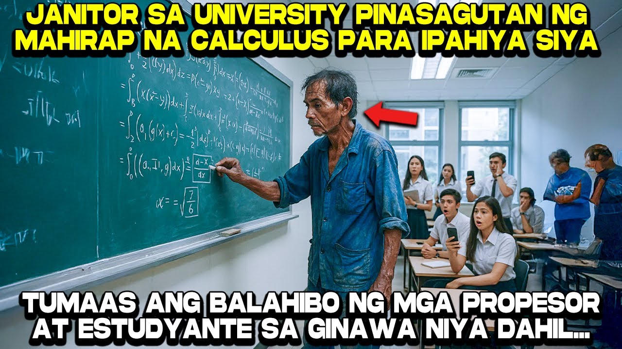 Janitor sa University Pinasagutan ng Mahirap na Calculus para Mapahiya siya, Pero...