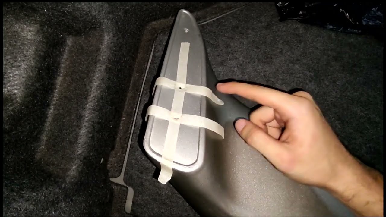 How to install a spoiler Mitsubishi Lancer 02-06.
