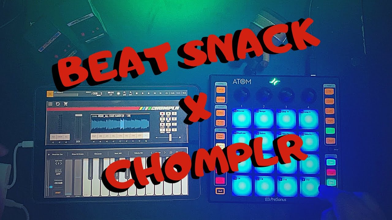Making a LoFi Beat - Sample Chopping with Chomplr