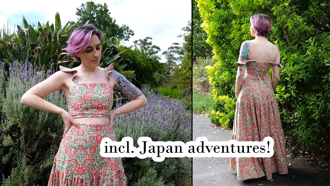 Sewing an Outfit for My Friend's Wedding + Fabric Shopping in Japan!