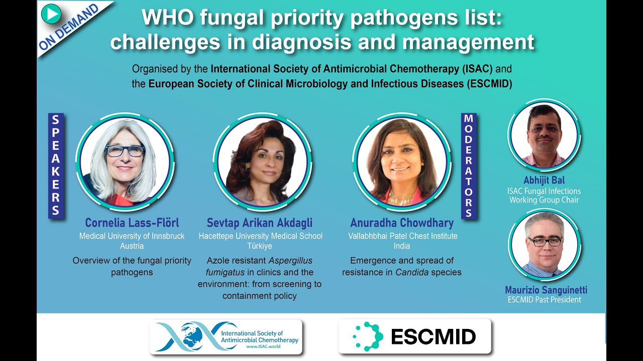 WHO fungal priority pathogens list: challenges in diagnosis and management