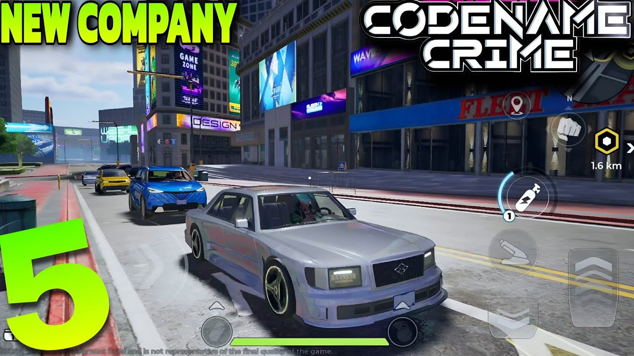 Codename Crime | New Company Full Gameplay Walkthrough | Maximum Graphics Part-5 (Android, iOS )