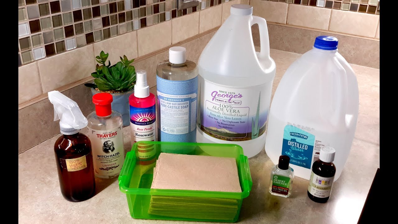 DIY Feminine wipes/Butt wipe spray (Vegan)