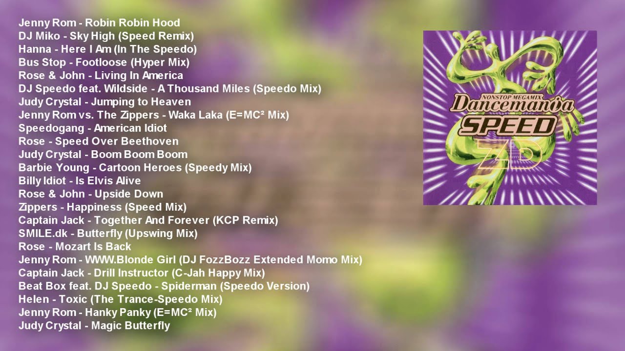 Dancemania SPEED ZD MEGAMIX