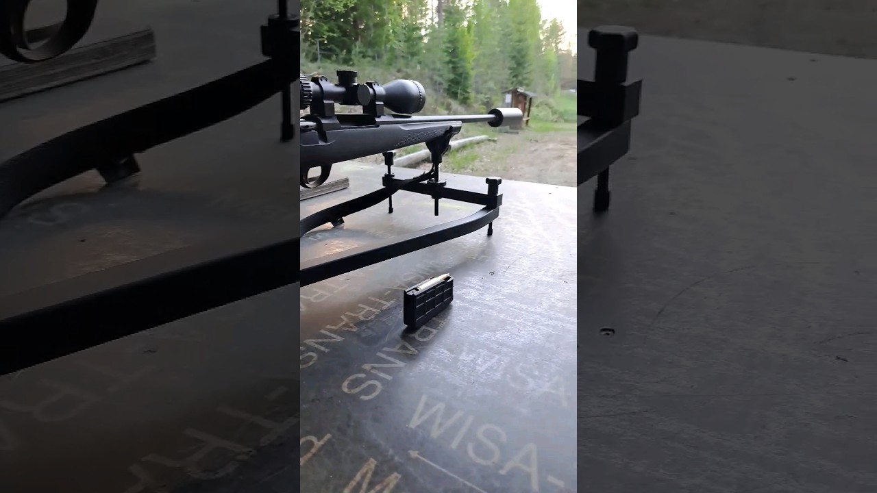 Sharpshooting Tikka T3x .308 win. 💯 meters #shorts #youtubeshorts #like