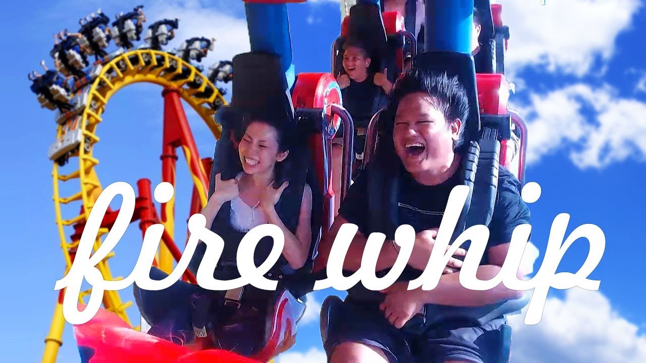 Montanha Russa Fire Whip - Beto Carrero World, a maior e mais radical montanha russa do Brasil