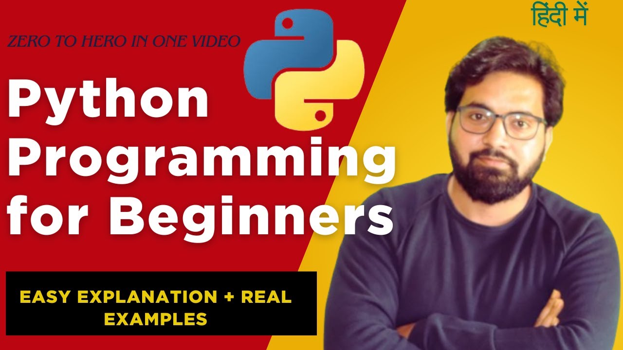 Python Full Tutorial for Beginners | Easy Explanation + Real Examples | Hindi