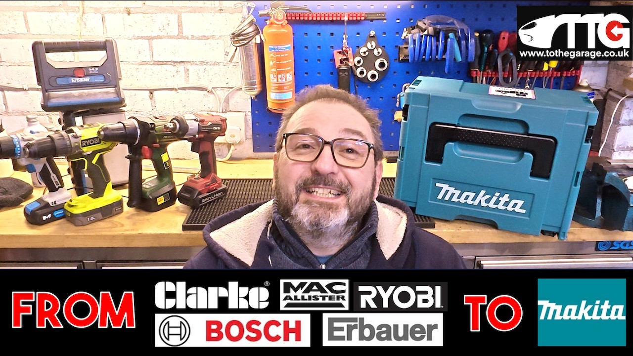 Changing my power tools to Makita from Clarke Dewalt Bosch Ryobi & Erbauer, because I needed a torch