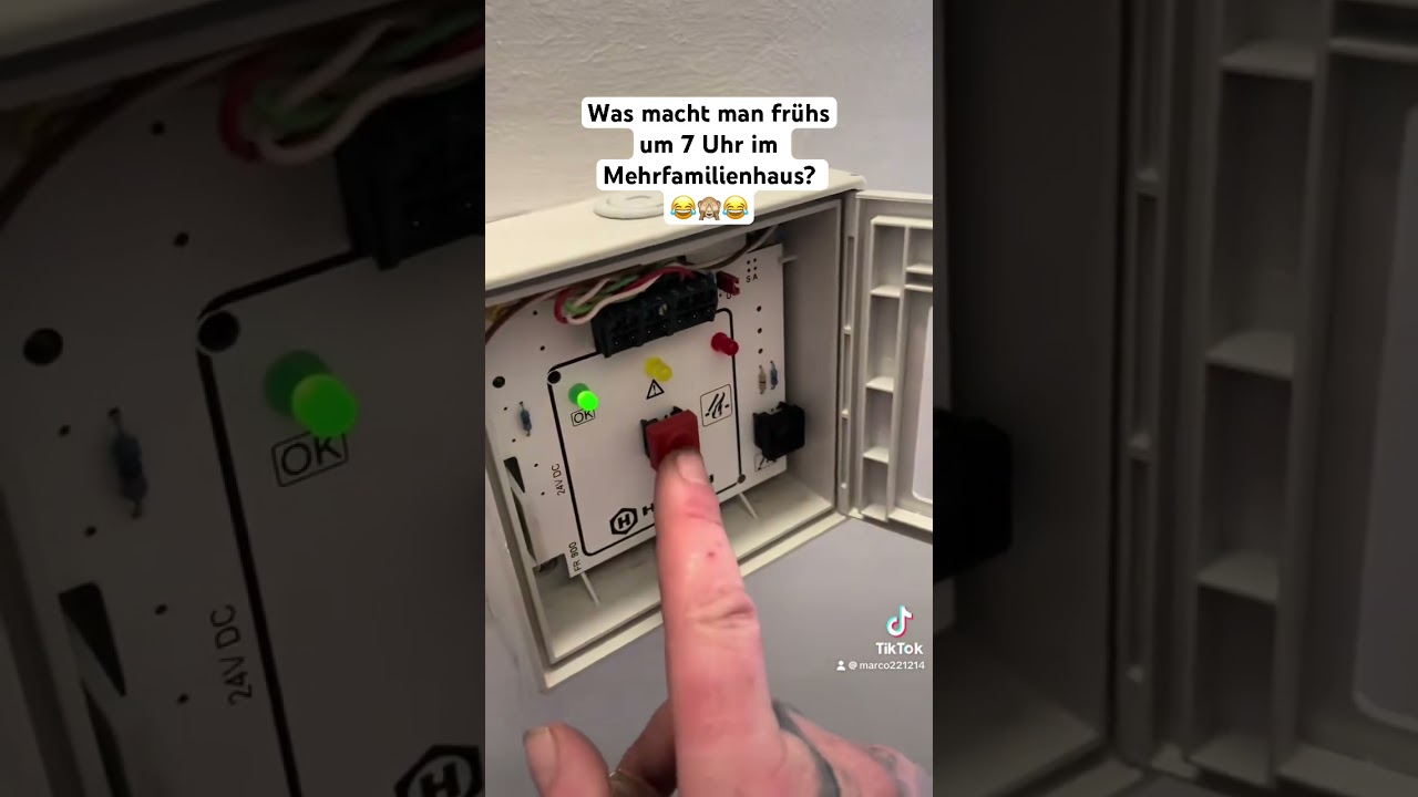 RWA Pr&uuml;fung Rauchw&auml;rmeabzug  #lustig #lachen #rwa #arbeit #spa&szlig; #wecker #mehrfamilienhaus #alarm
