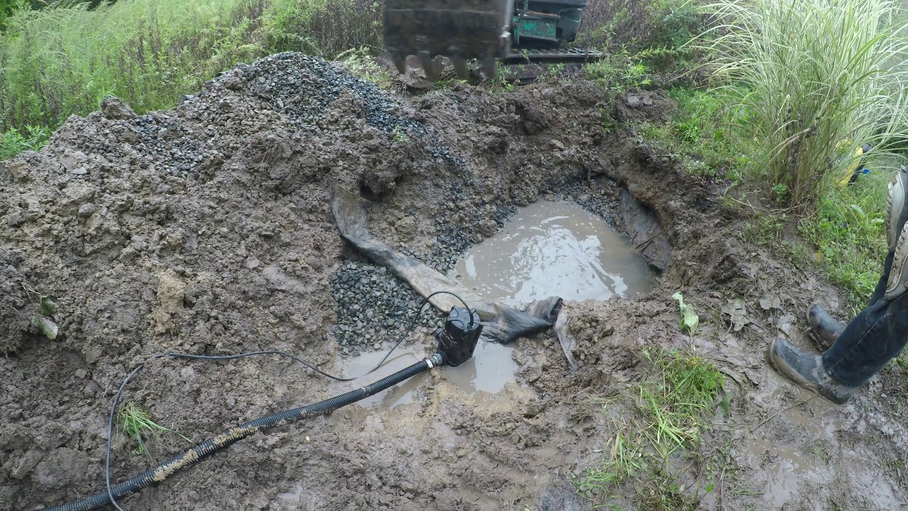 Digging up a dry well for no reason