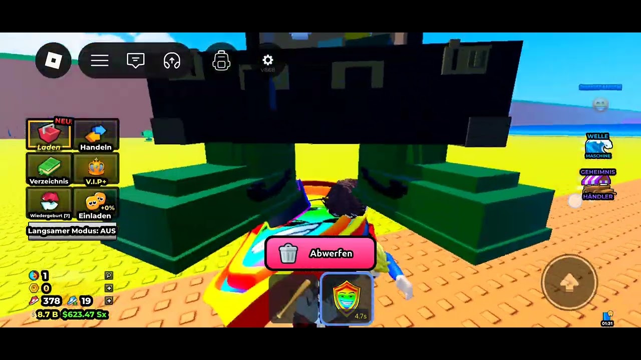Jannis spielt Roblox Entkomme dem Tsunami für Brainrot's
