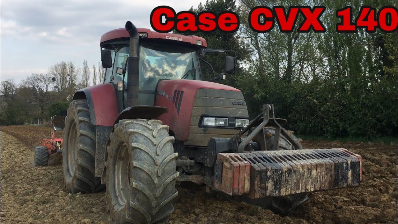 Labour 2021 Case CVX 140 charrue #GregoireBesson