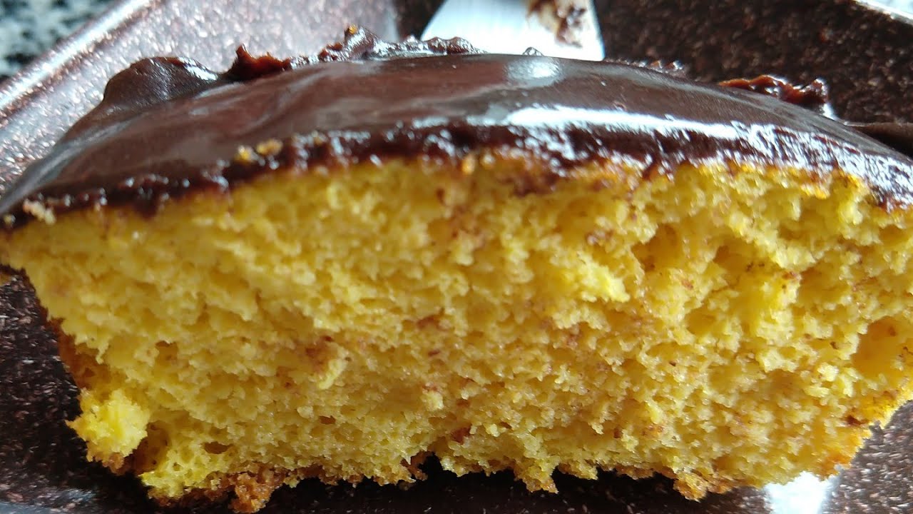 Bolo de cenoura zero açúcar e zero glúten (super fácil e rápido)
