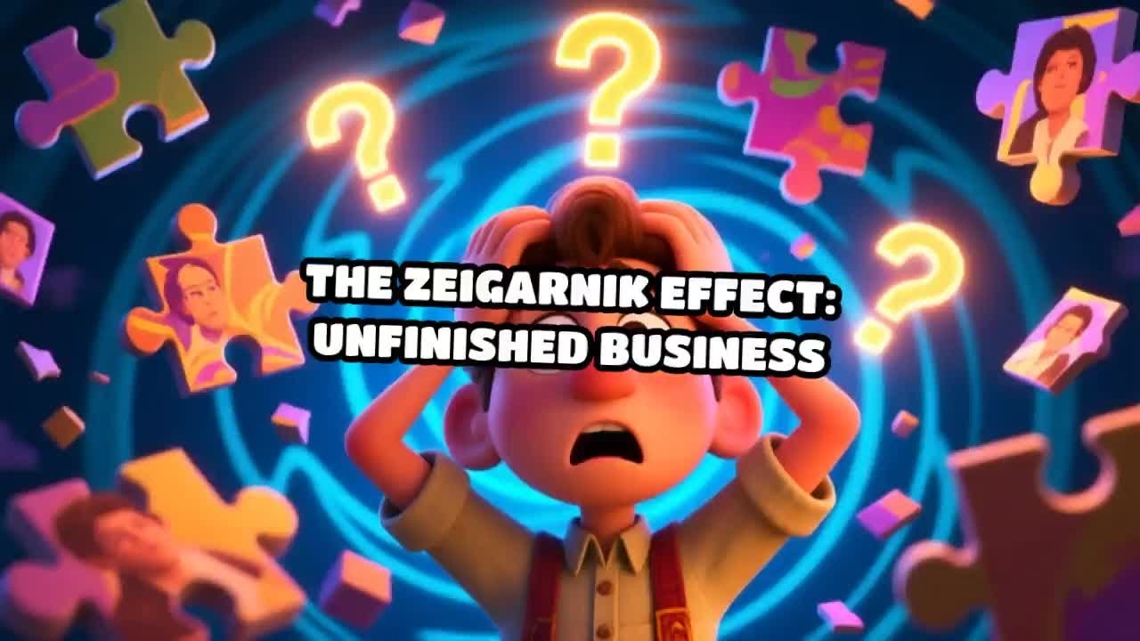 The Zeigarnik Effect: Unfinished Business