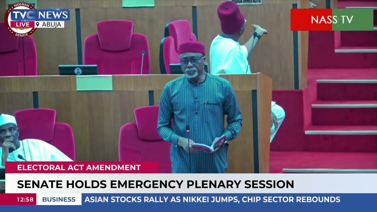 BREAKING: Senate Leaves Electronic Transmission Of Results To INEC's Discretion