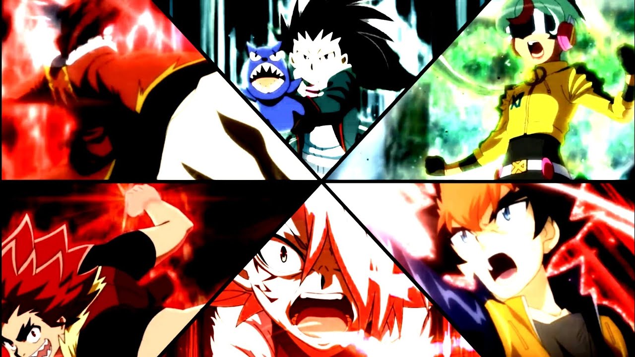 Sakyo Vs Ken Vs Quadra Vs Xander vs Suoh Vs Zyro(Galaxy Piece Ep14,  New Bladers Arrive!)