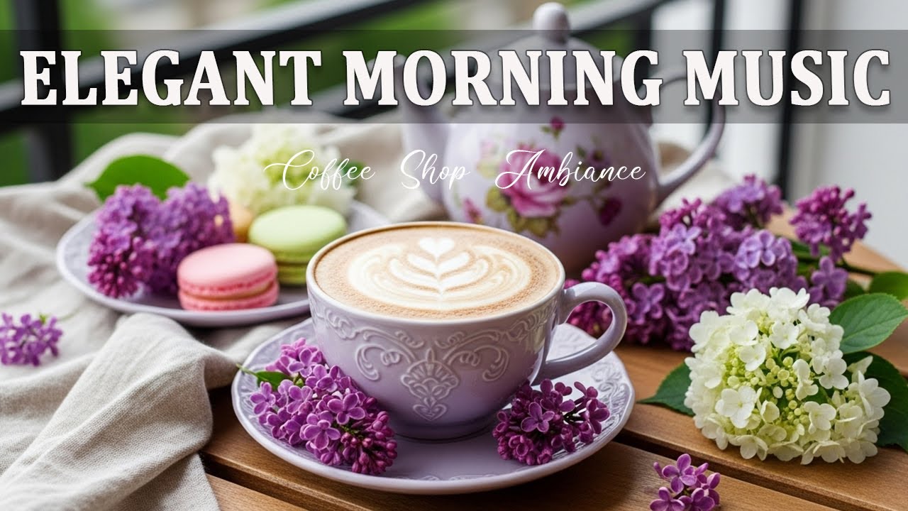 Elegant Morning Jazz☕ Coffee Shop Ambiane & Coffee Jazz Music for Positive Moods.