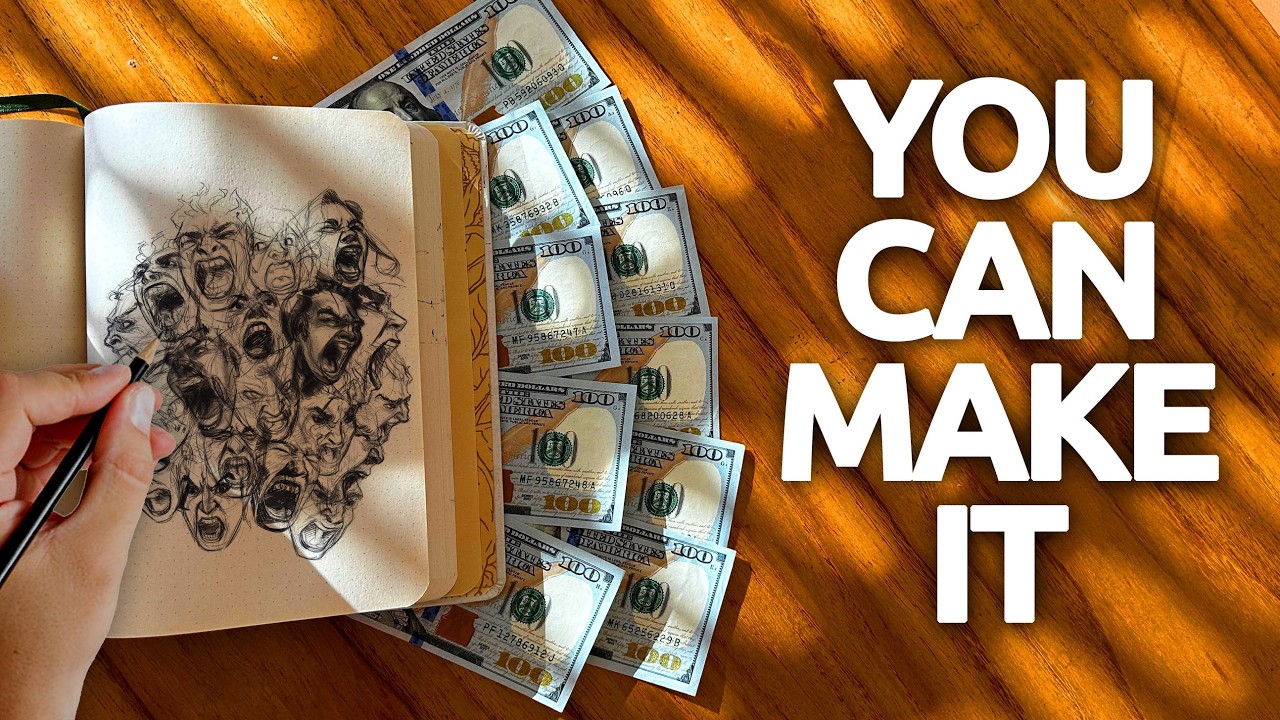How you can MAKE MONEY WITH ART in 2025 - and not become a starving artist.
