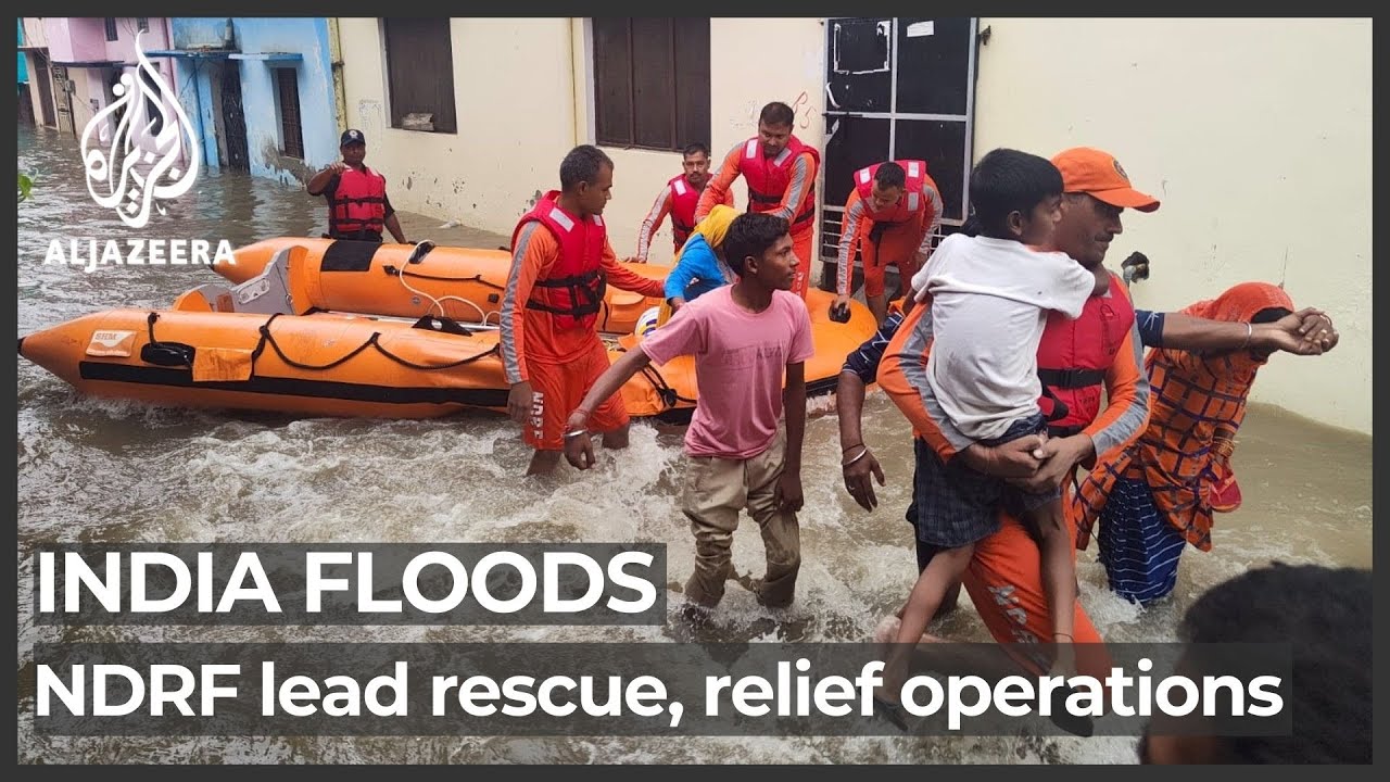 India NDRF lead rescue, relief operations in flood-hit states