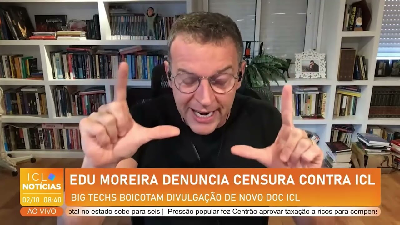 Eduardo Moreira: novo documentário do ICL censurado pelas Big Techs