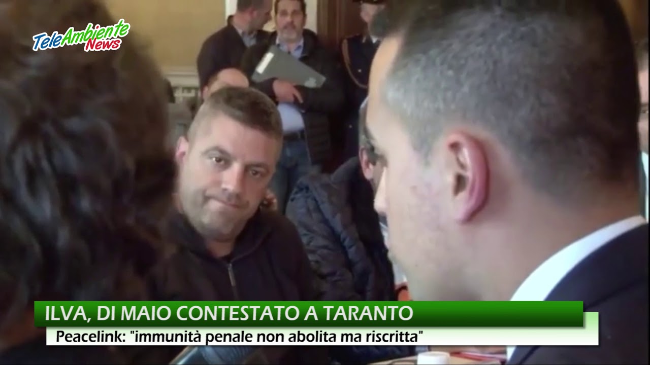 ILVA, DI MAIO CONTESTATO A TARANTO
