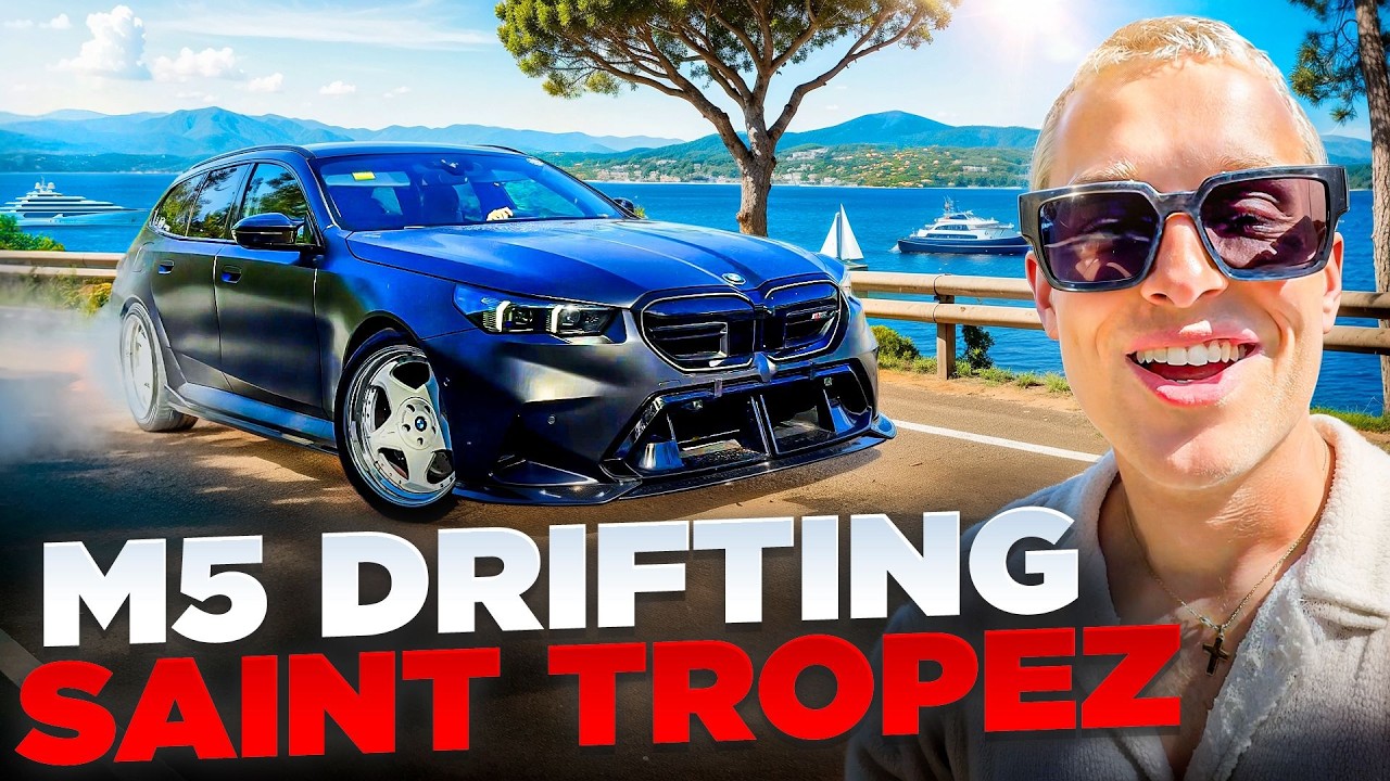 Ultimate SUMMERLIFESTYLE 2025- 2x Overweight BMW M5 G90 drifting tight roads in St.Tropez
