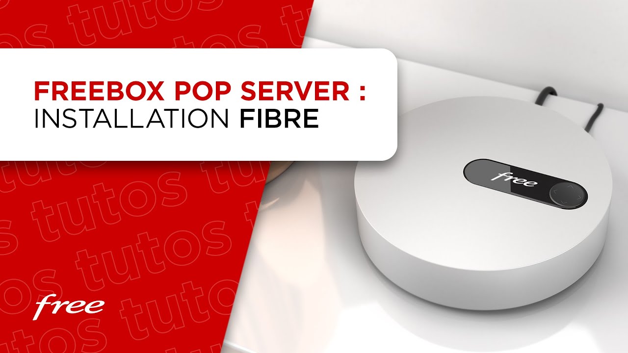 Freebox Pop : installation du bo&icirc;tier Server en FIBRE