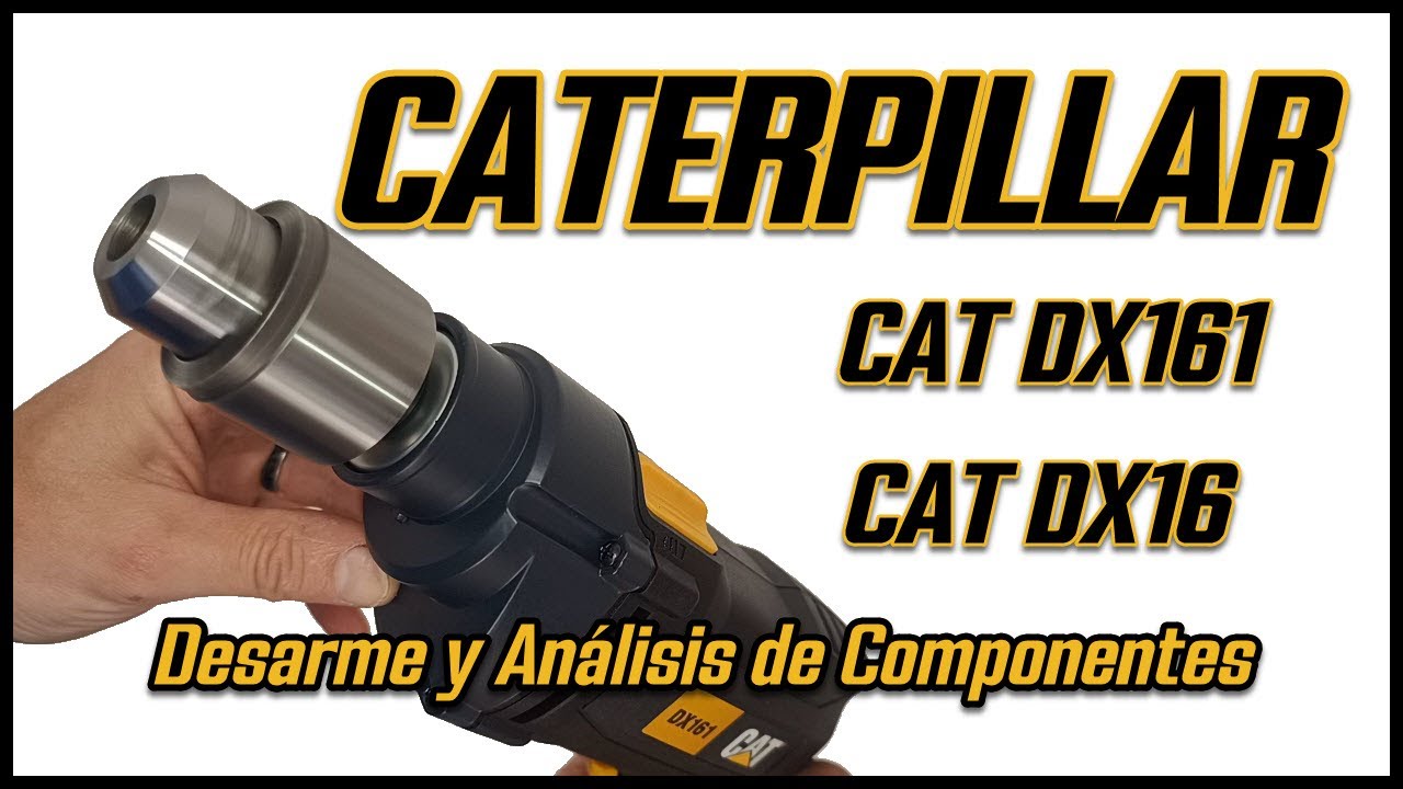 Taladro CATERPILLAR DX161 DX16 | Review Unboxing | Desarme y Análisis de componentes | ARGENTINA
