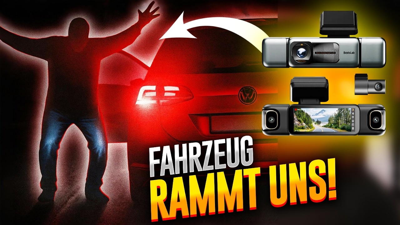 Botslab G980 H Multichannel: Betonmischer rammt uns auf Zypern – zum Glück hatten wir DIESE Dashcam!