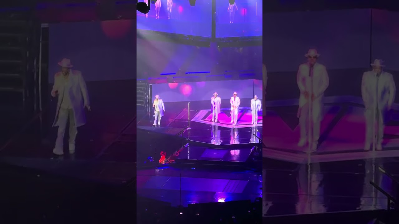 New Edition performing during their New Edition Way tour stop in Greensboro NC #newedition 