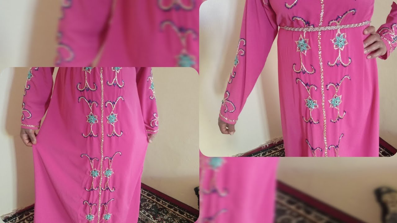 الكمالة ديال القفطان بالعقيق🪡🧵🪘