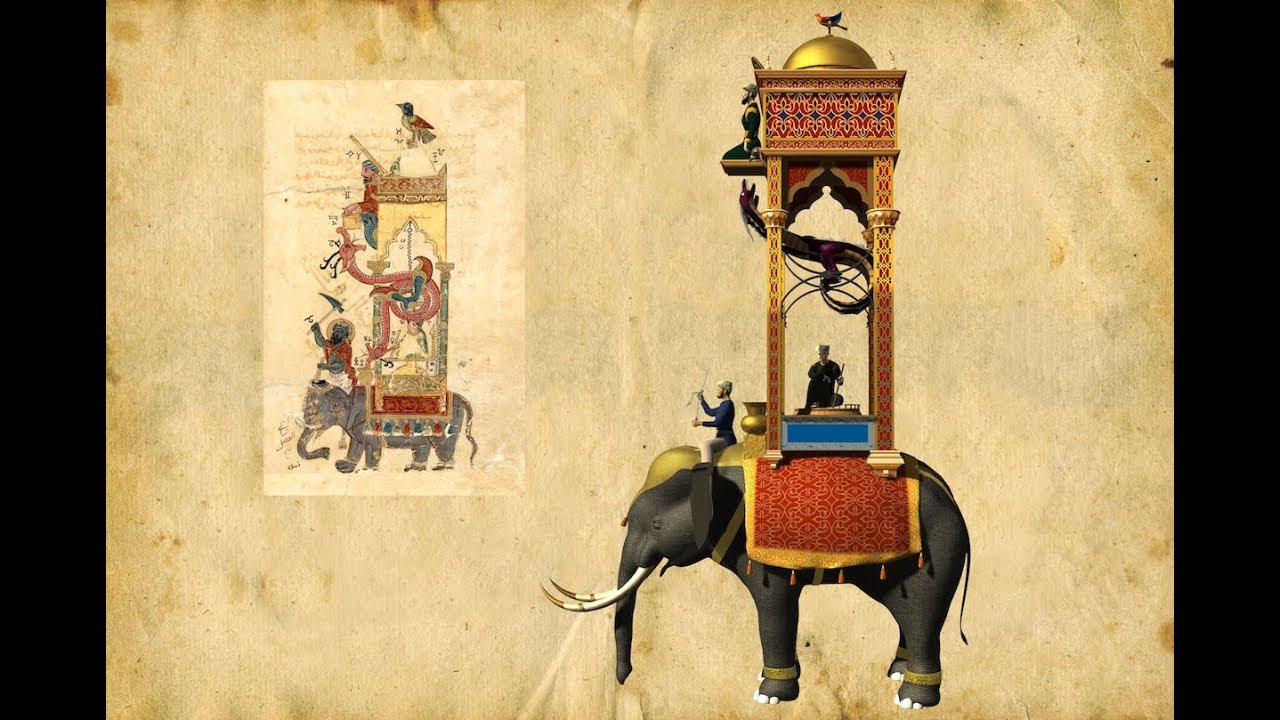 Animation of Al-Jazari's Elephant Clock (1001 Inventions)