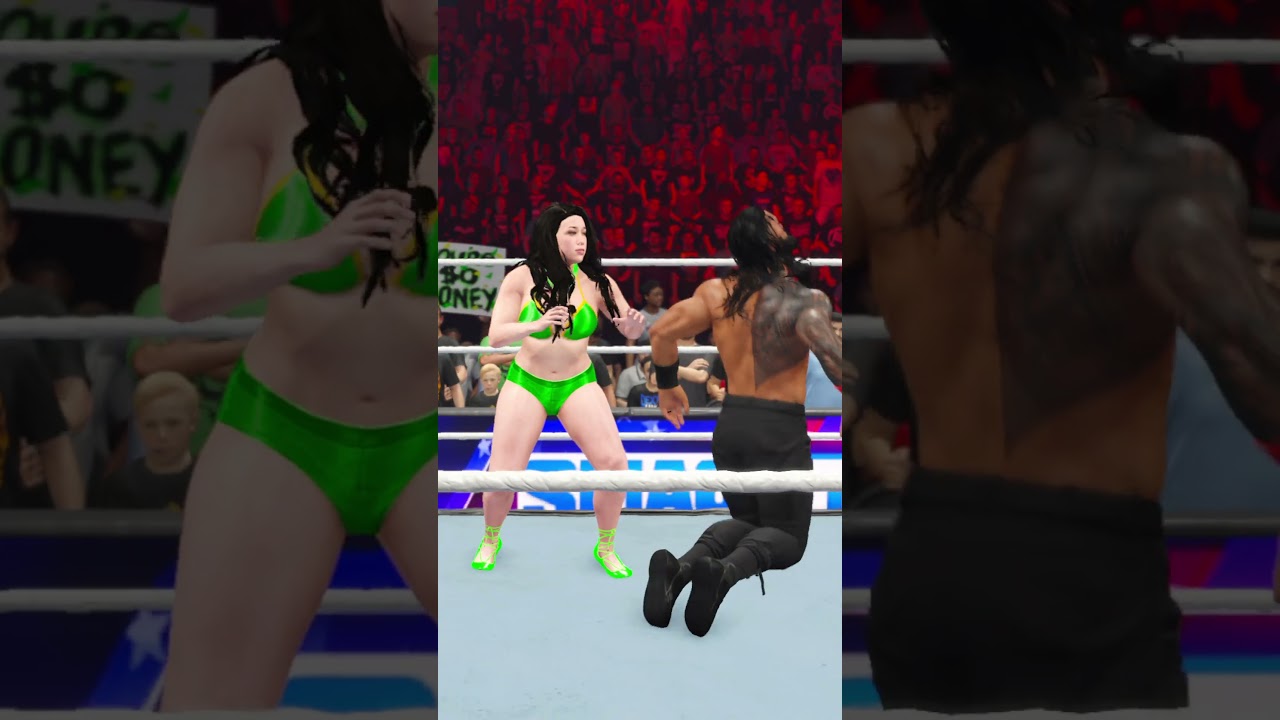 Роман Рейнс против Тиффани Страттон &mdash; грандиозный бой в WWE #wwe