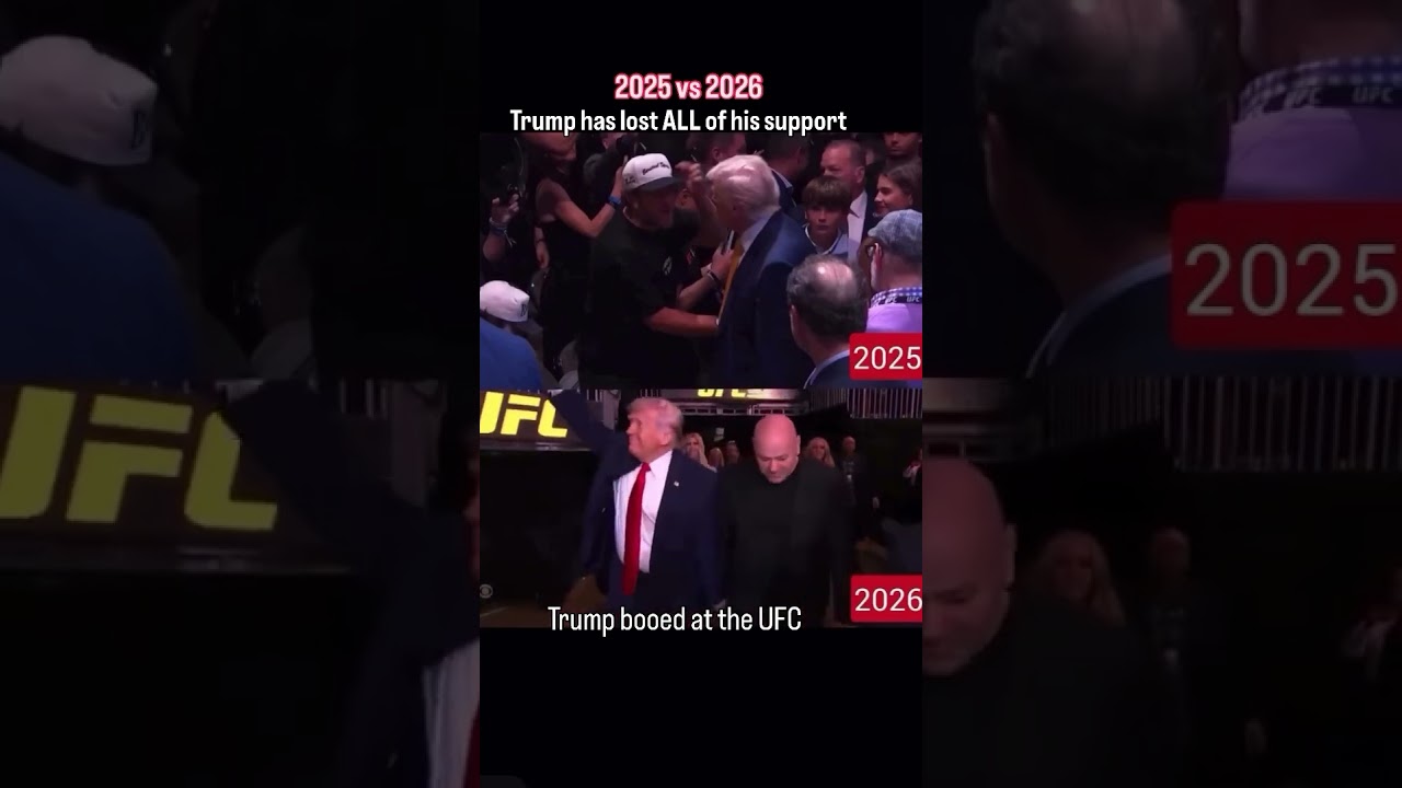 Trump booed at UFC. #trump #trumpnews #trumpnewstoday #trumpsucks