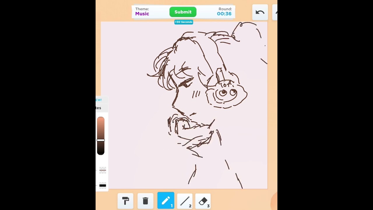 Speed draw but ima try hard #lofigirl #roblox #art