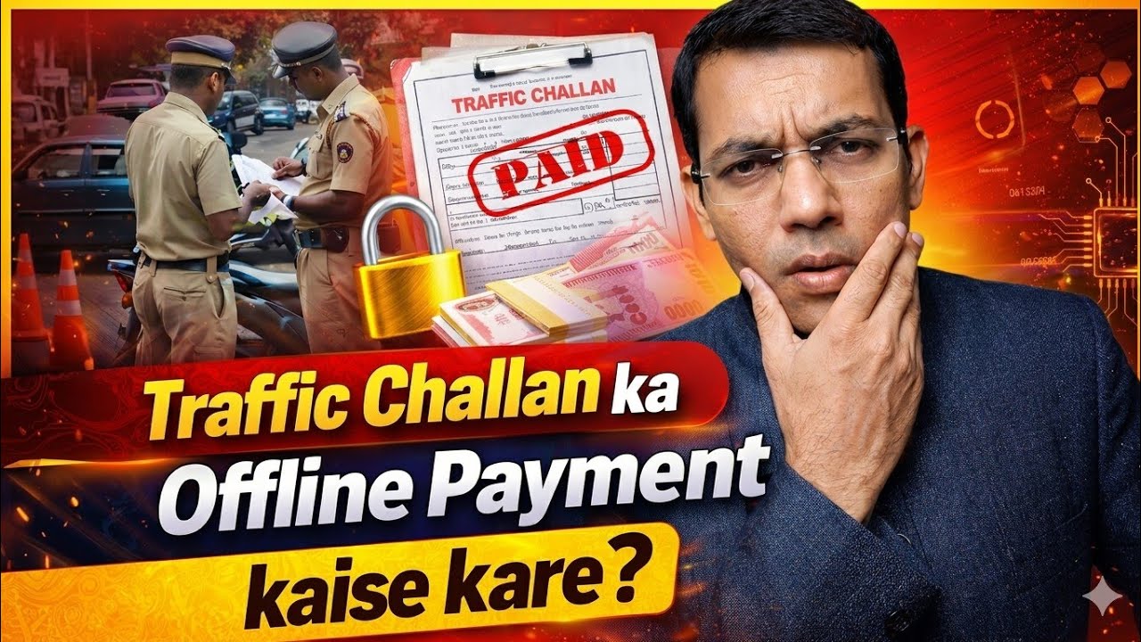 Traffic challan ka offline payment kaise kare?  Where can I pay my challan offline? | e challan