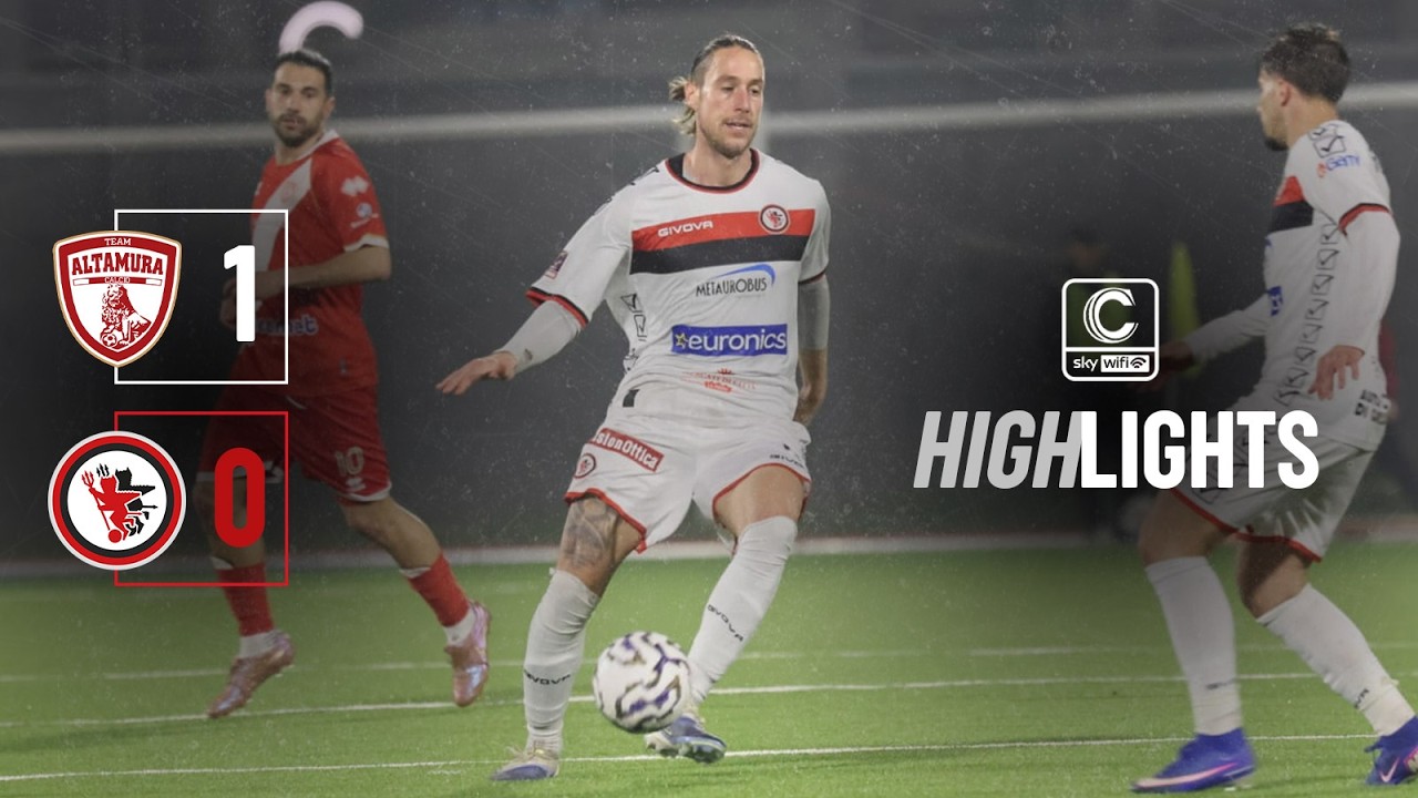 ALTAMURA - FOGGIA 1 a 0: GLI HIGHLIGHTS