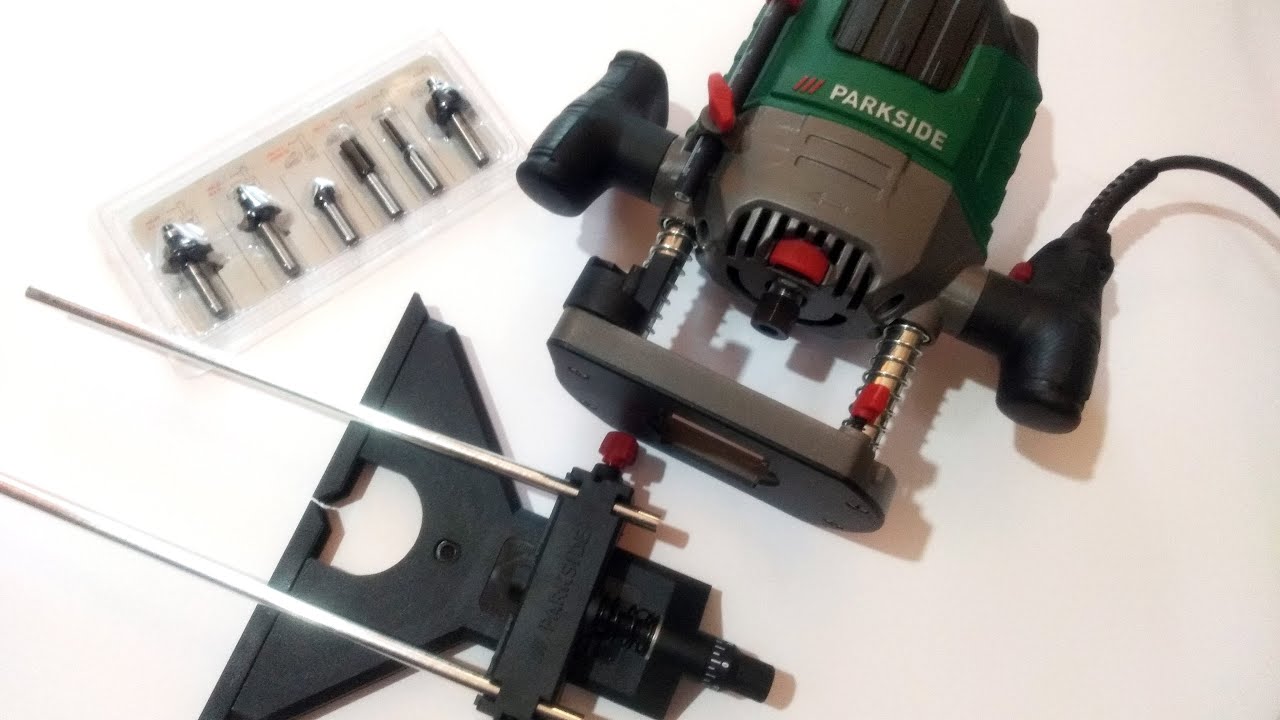 Parkside Router POF 1200 D3 - Unboxing and Testing