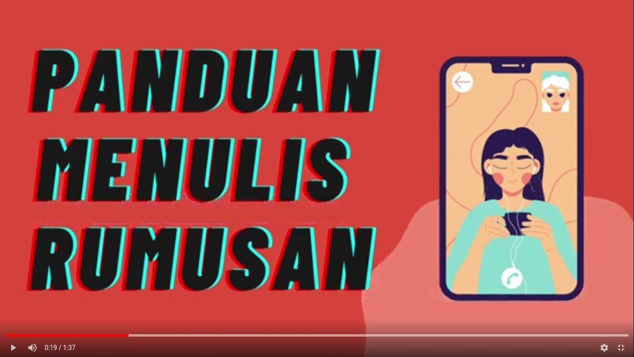 PANDUAN MENULIS RUMUSAN PT3