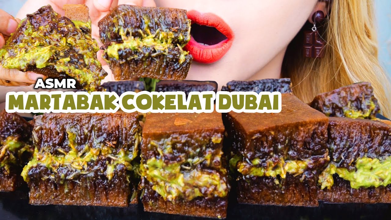 MANIS BANGET KAYA AKUU 😂 ASMR MARTABAK MANIS COKELAT DUBAI 🍫 | ASMR Indonesia